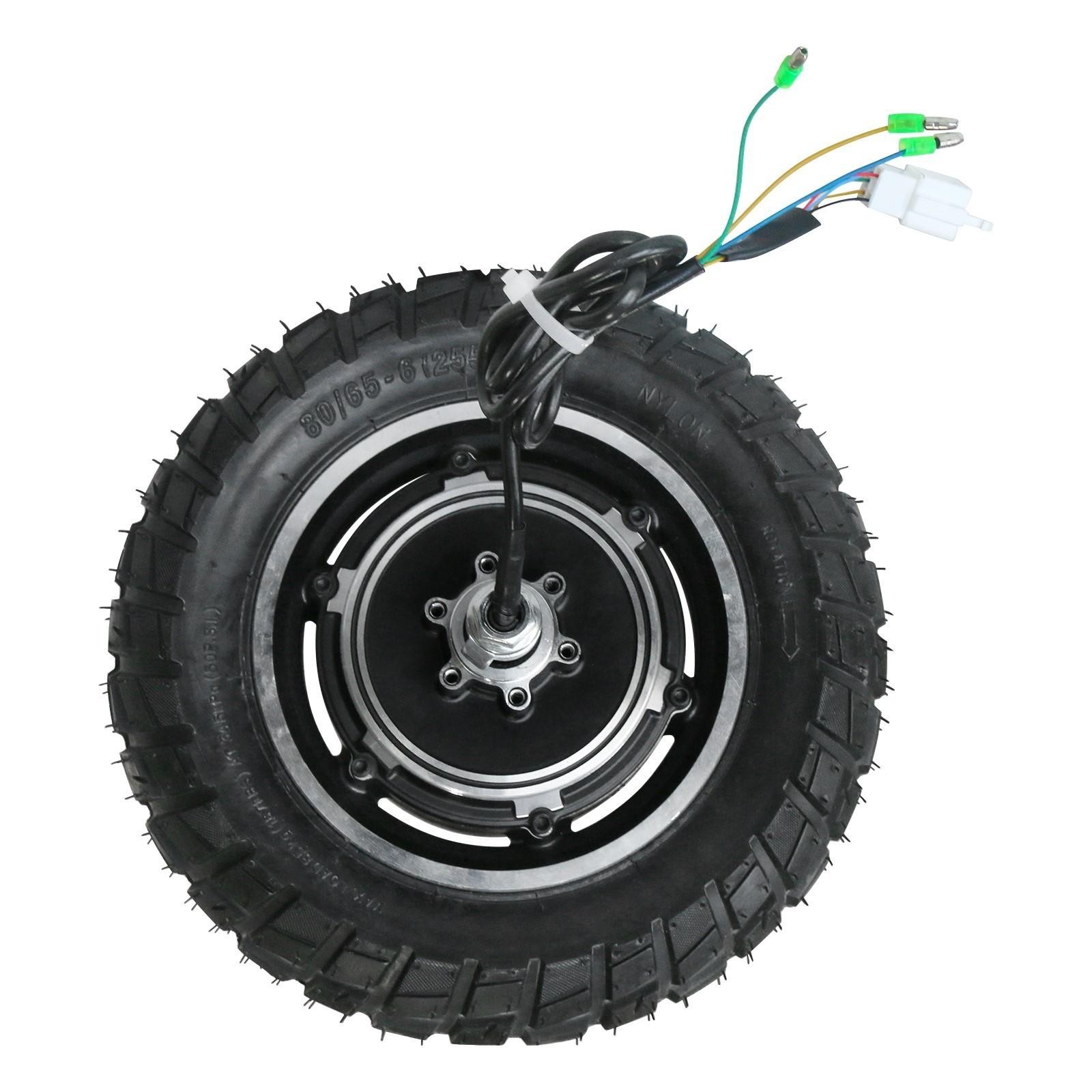 48V 350W 10 Inch Hub Motor for Electric Scooter Folding E-Bike Rear Wheel
