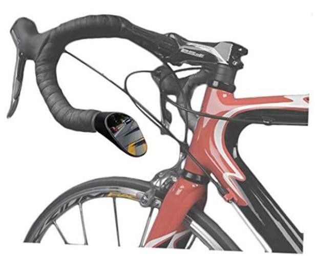 Road Drop Bar Rearview Bike Mirror – Safety Bicycle Mirror – Pair Dropbar Black