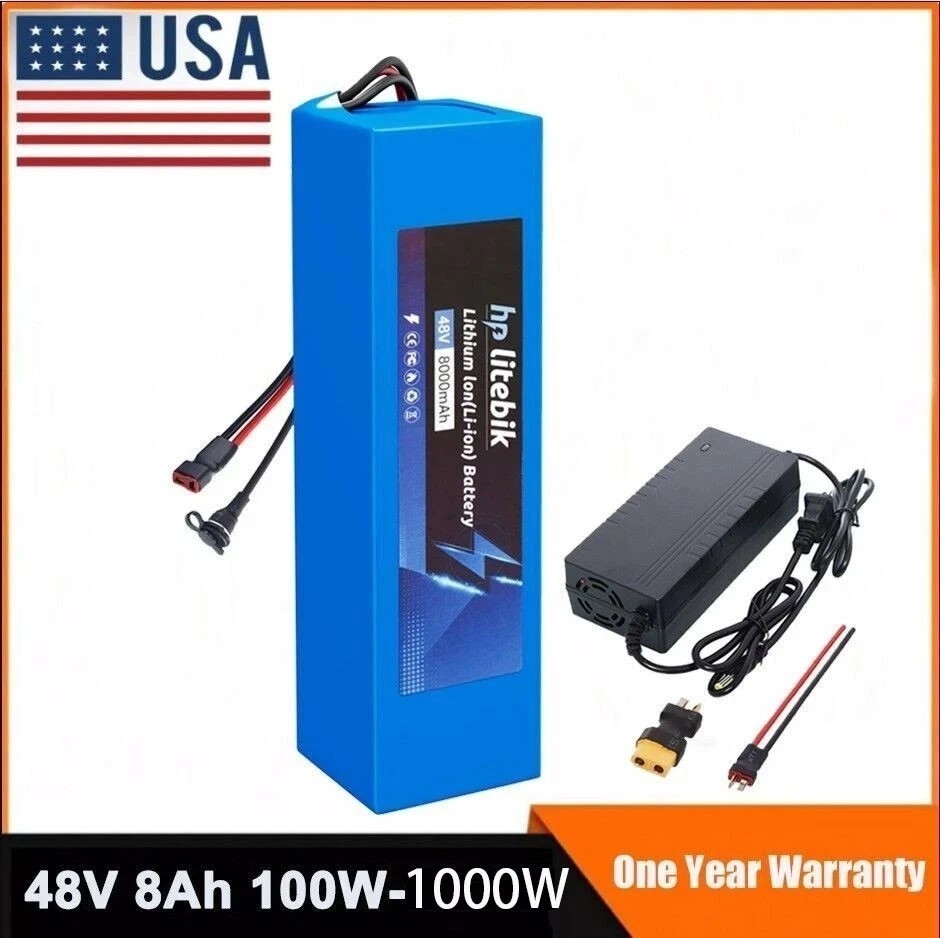 48V Scooter Lithium Ebike Battery for 200W – 1500W Electric Bicycle Bike Motor