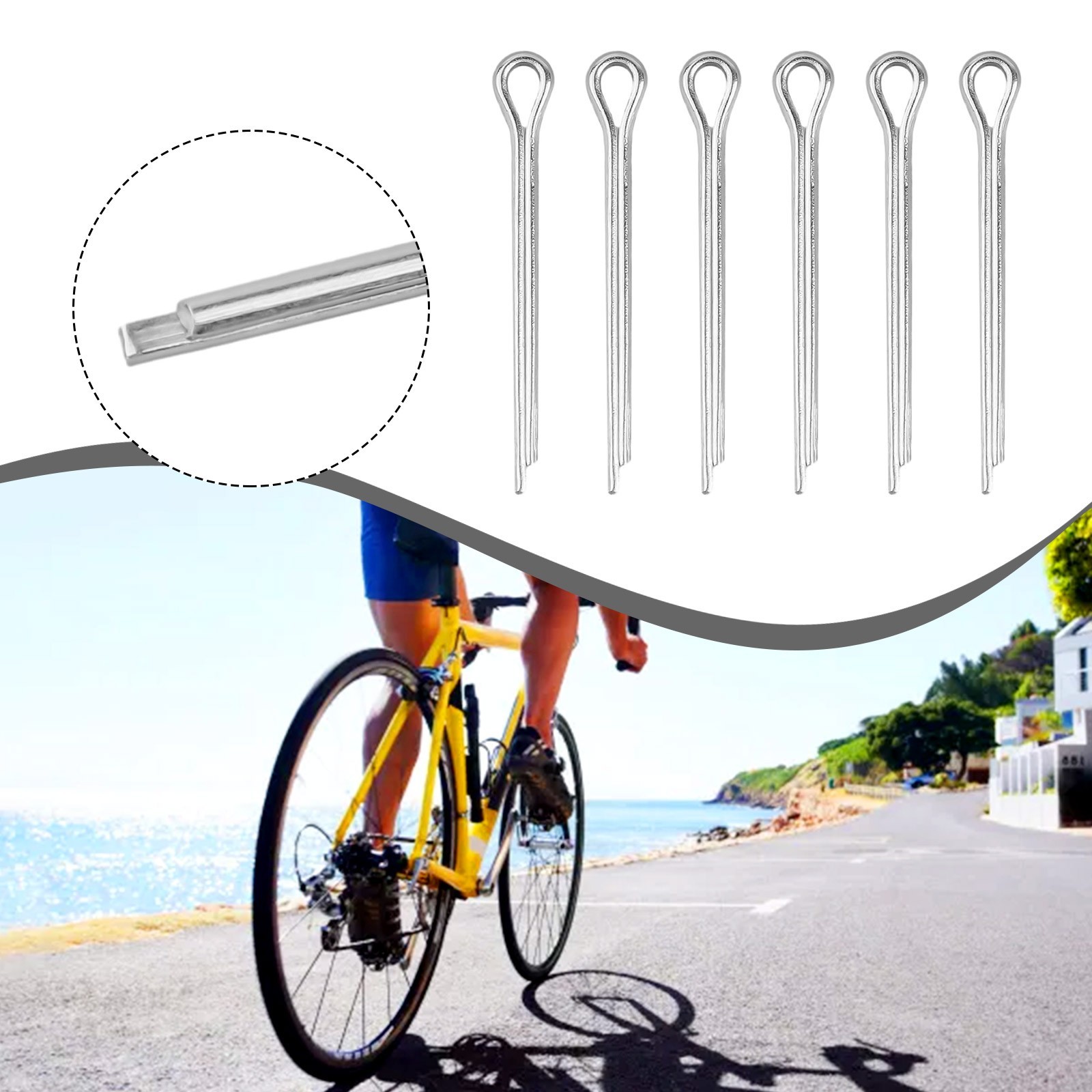 High Quality Split Pin Fixing Bolts for Bicycle Disc Brake Pads 4cm Size