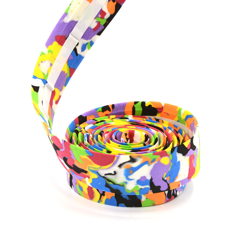 Road Bike Bicycle Track Handlebar Tape Rainbow Camo Handle Bar Drop Bullhorn