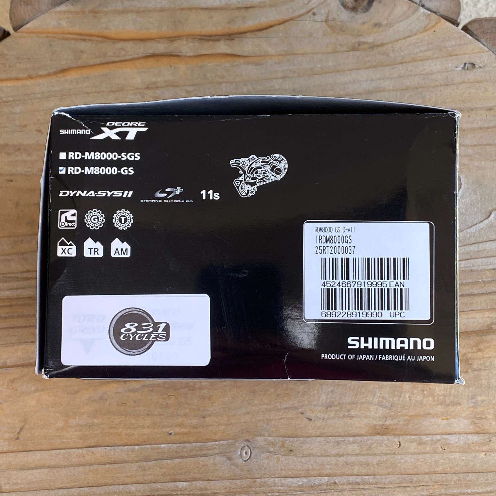 Shimano Deore XT RD-M8000-GS 11-Speed Rear Derailleur – Medium Cage – NEW