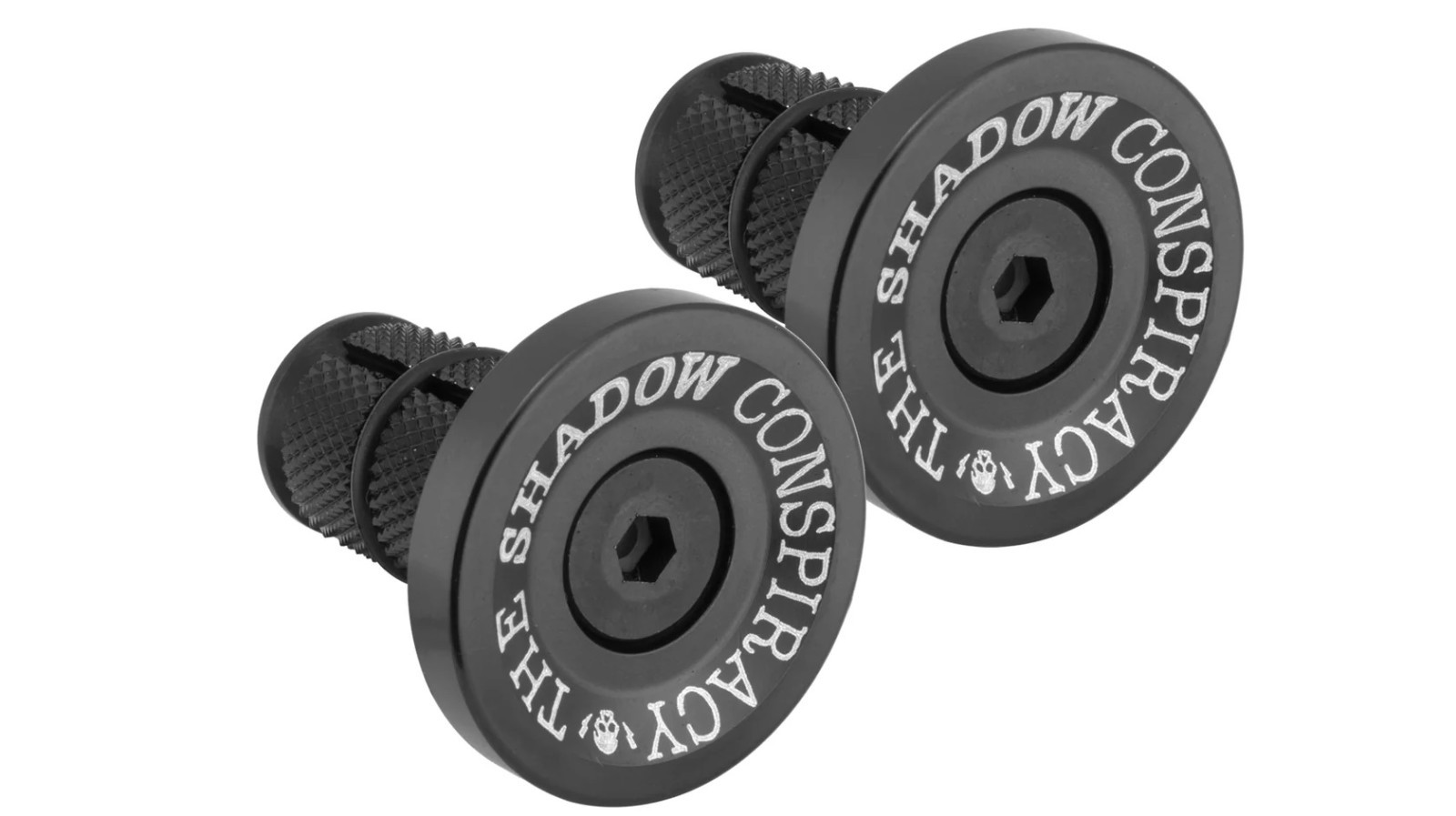 SHADOW CONSPIRACY DEADBOLT ALLOY BAR ENDS BMX BIKE CULT HARO SUBROSA BLACK NEW
