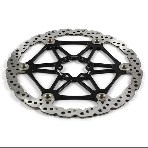 Hope 220mm 6 Bolt Vented V4 Disc Rotor Black – Brand New
