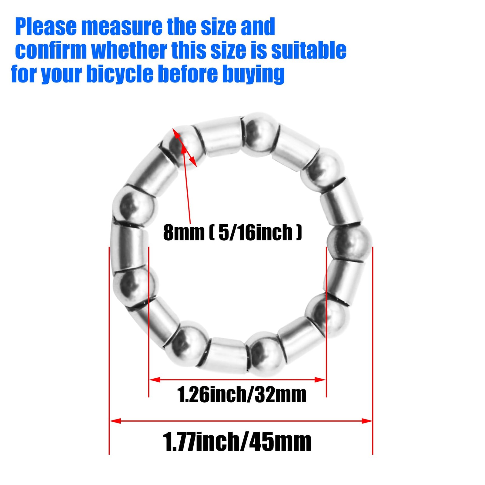 4 Pcs Bike Ball Bearing Retainer Bicycle Hub Crank Bearings Wheel Component