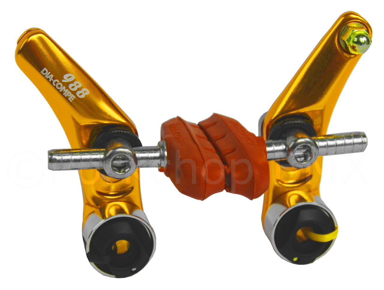 Dia-Compe 988 Cantilever BMX or MTB bicycle brake caliper – GOLD