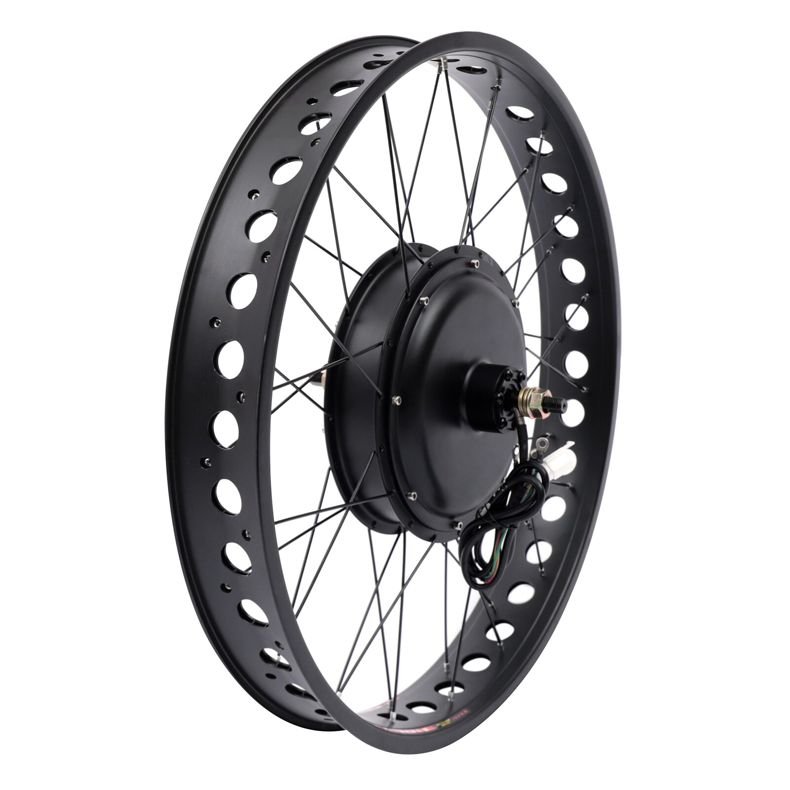 Ebike Fat Tire Bicycle Rear Hub Motor Conversion Snow Wheel Kit For 26″48V 1500W