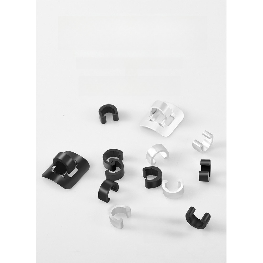 C-Shaped Cable Clip for Bikes Plastic Metal Aluminum Alloy for Brake Gear Lines