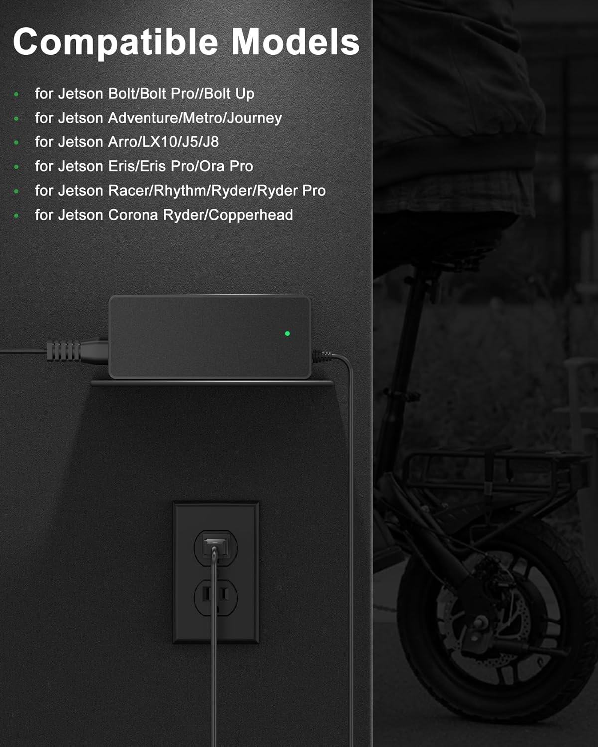 US Standard Plug for Jetson Electric Bikes