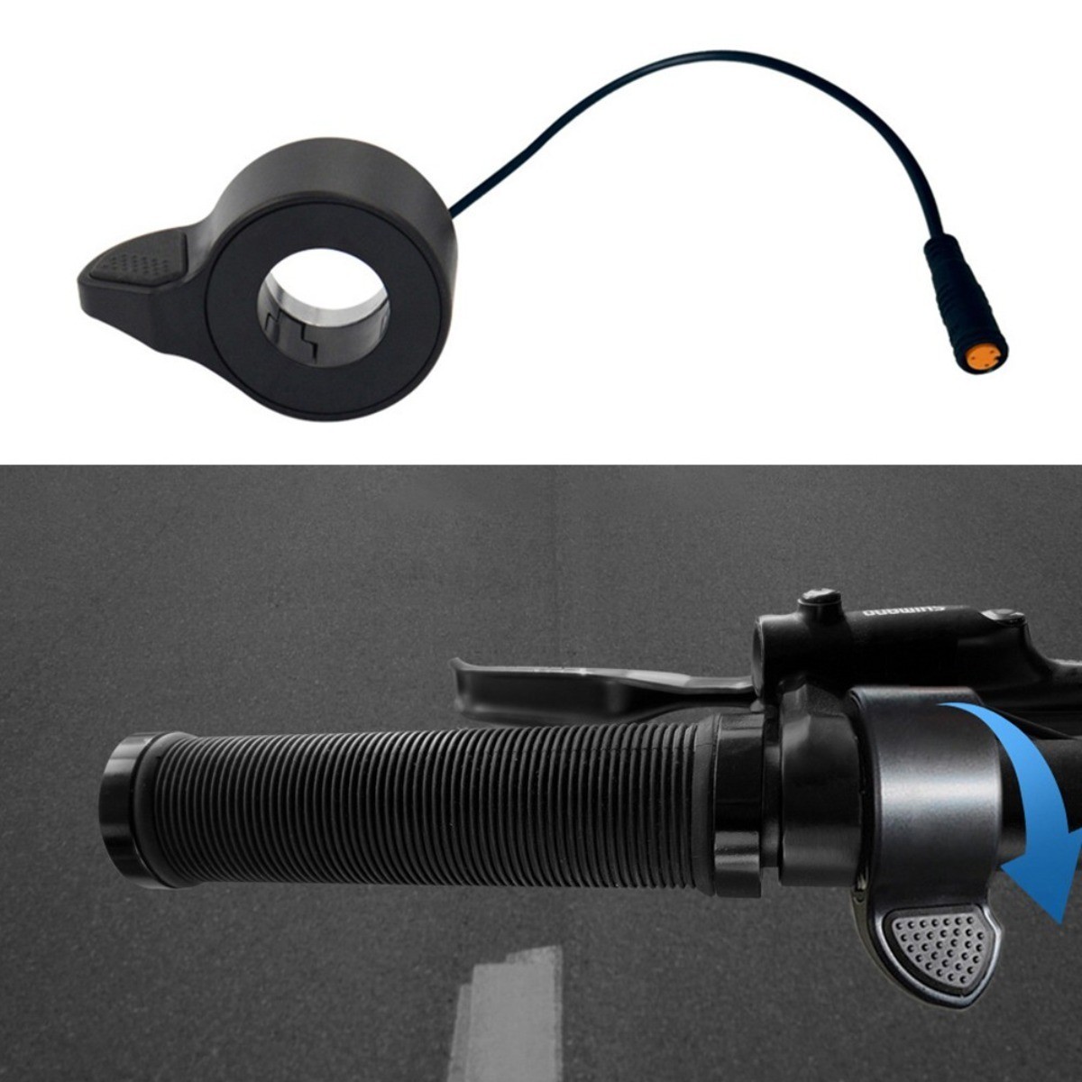 Convenient Thumb Throttle For Bafang BBS01 02 HD Drive Ebike