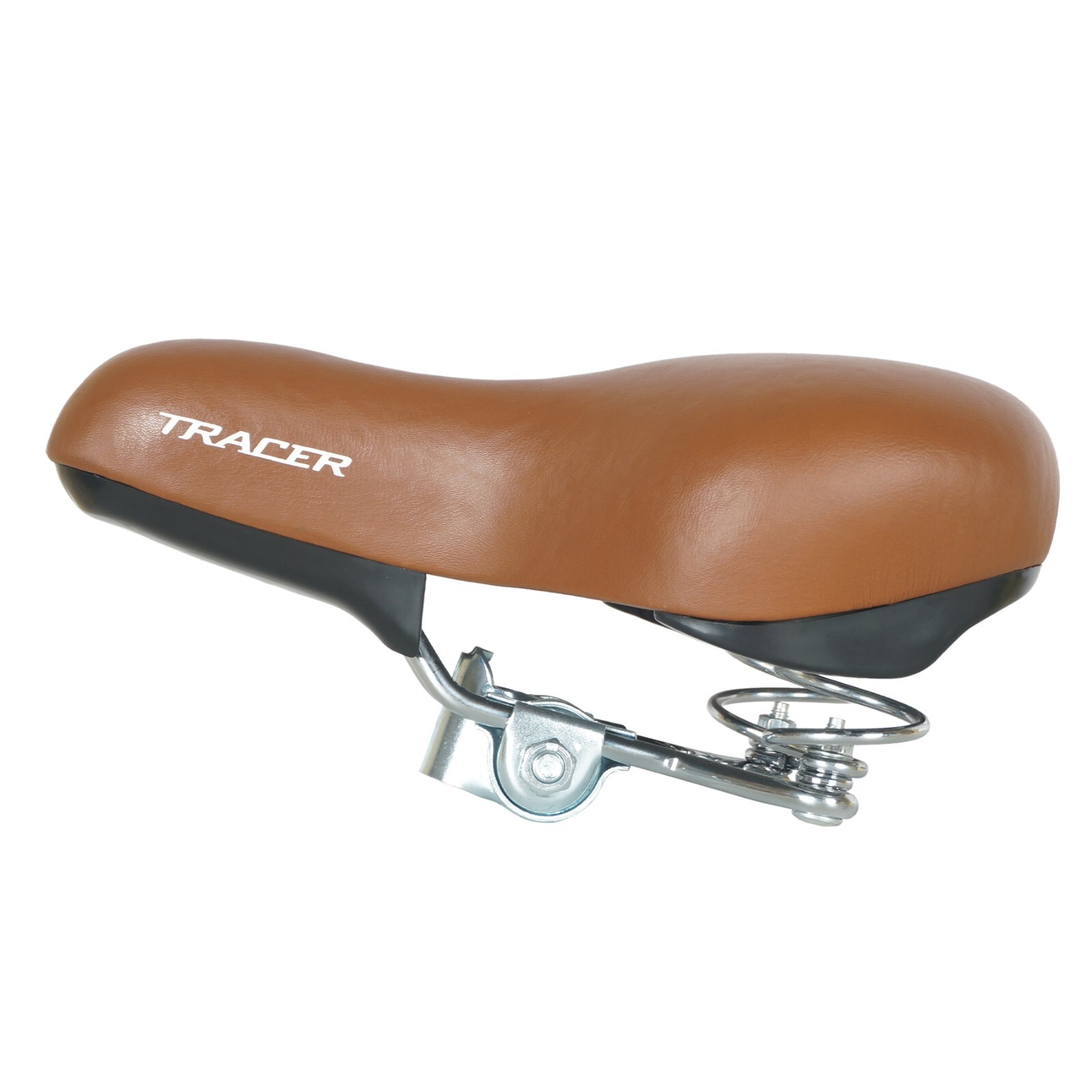 Tracer Comfort Bike Seat for Men and Women Brown Cruiser City Bicycle Seat New