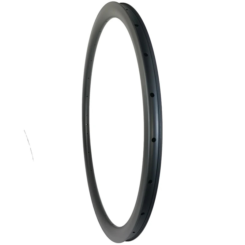700C Carbon Gravel Bike Clincher Tubeless Rim Disc / V Brake Wheel 16-36 Holes