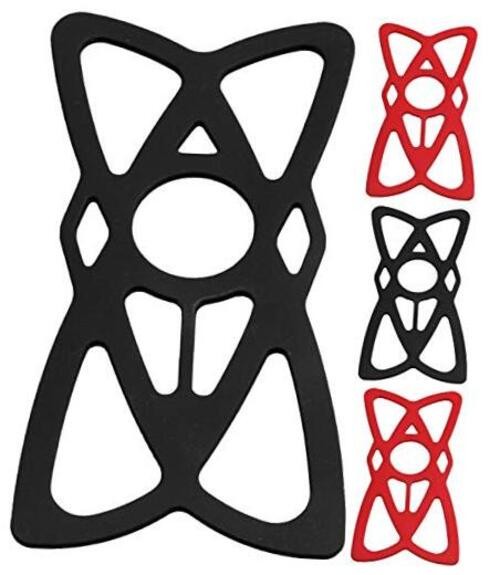 4-Pack Bike Motorcycle Phone Mount Tether – X Web Grip Silicone Cell Phone