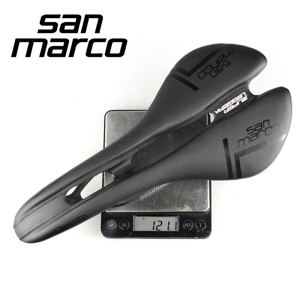 San Marco Aspide Carbon Road Bike Saddle 131mm Carbon Rails MTB Racing Seat 121g