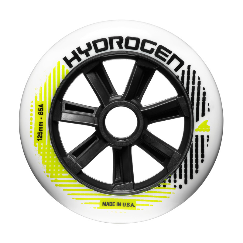 Rollerblade Hydrogen 125Mm 85A Wheels 6 Pack 06635200101