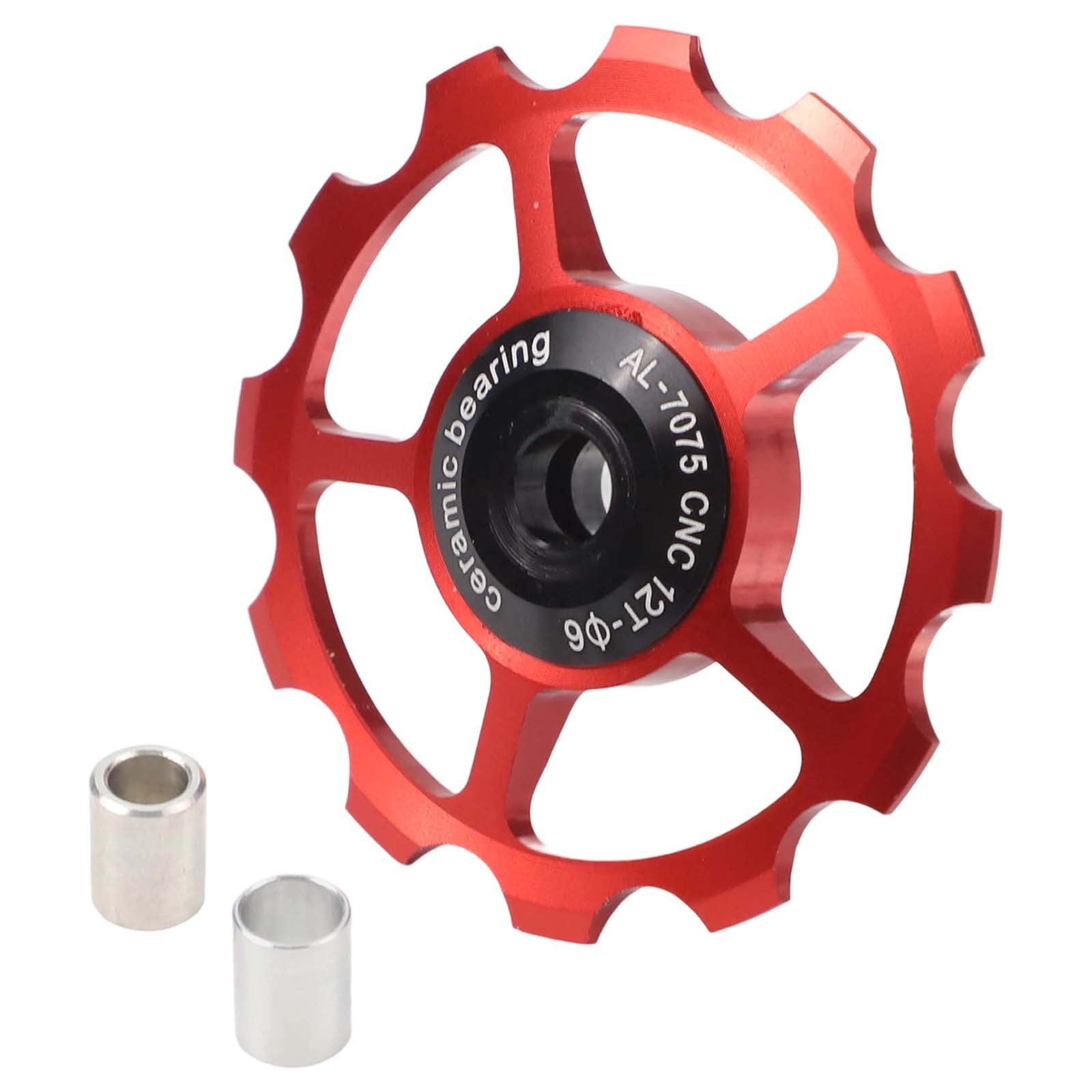 1x 17T Wheel MTB Ceramic Bearing Pulley Replacement Rear Derailleur New