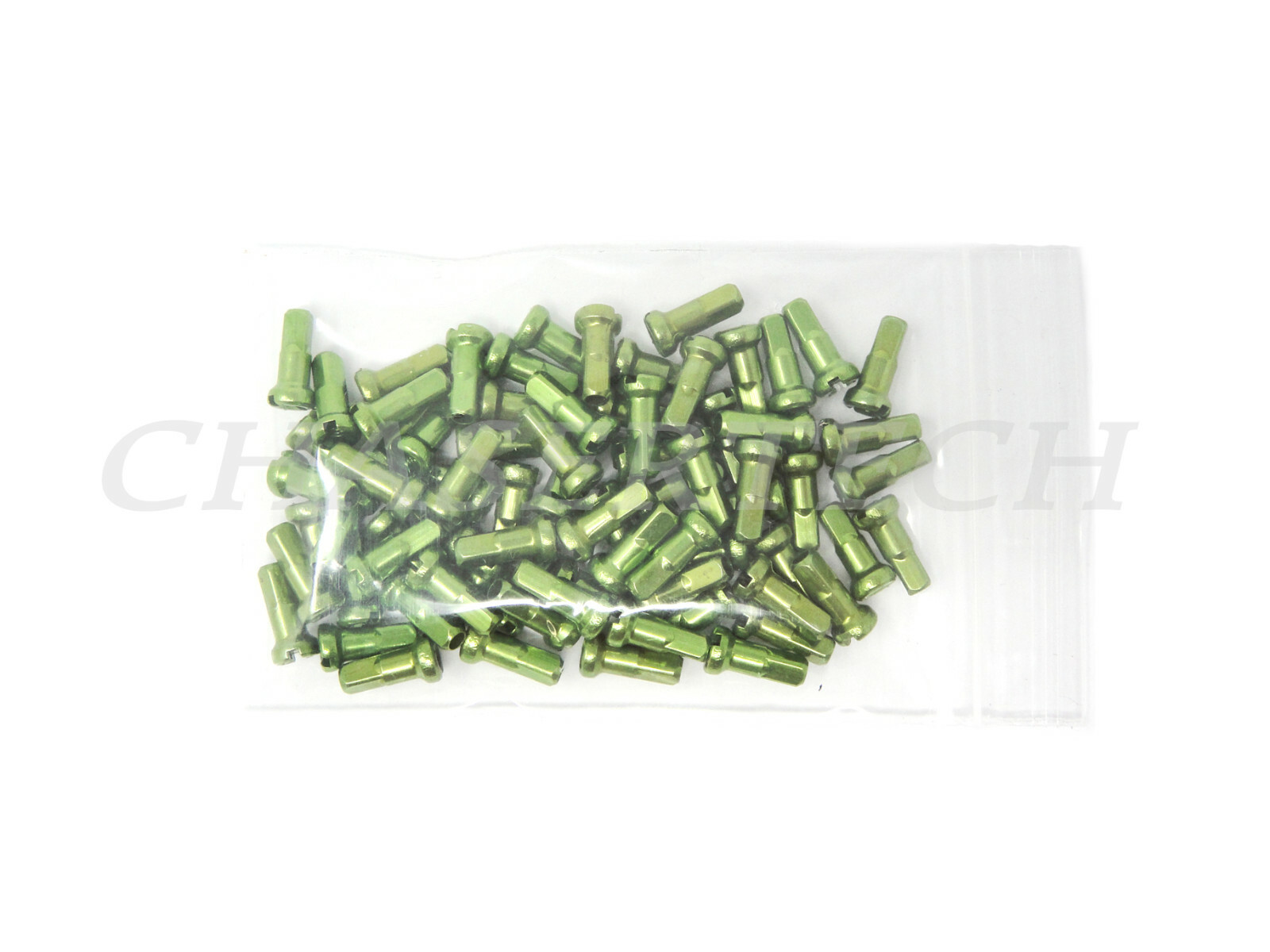 MTB Road BMX Bike 7075 Alloy Spoke Nipples 2.0mm 14G 1/2″ 100 Pcs Lime Green