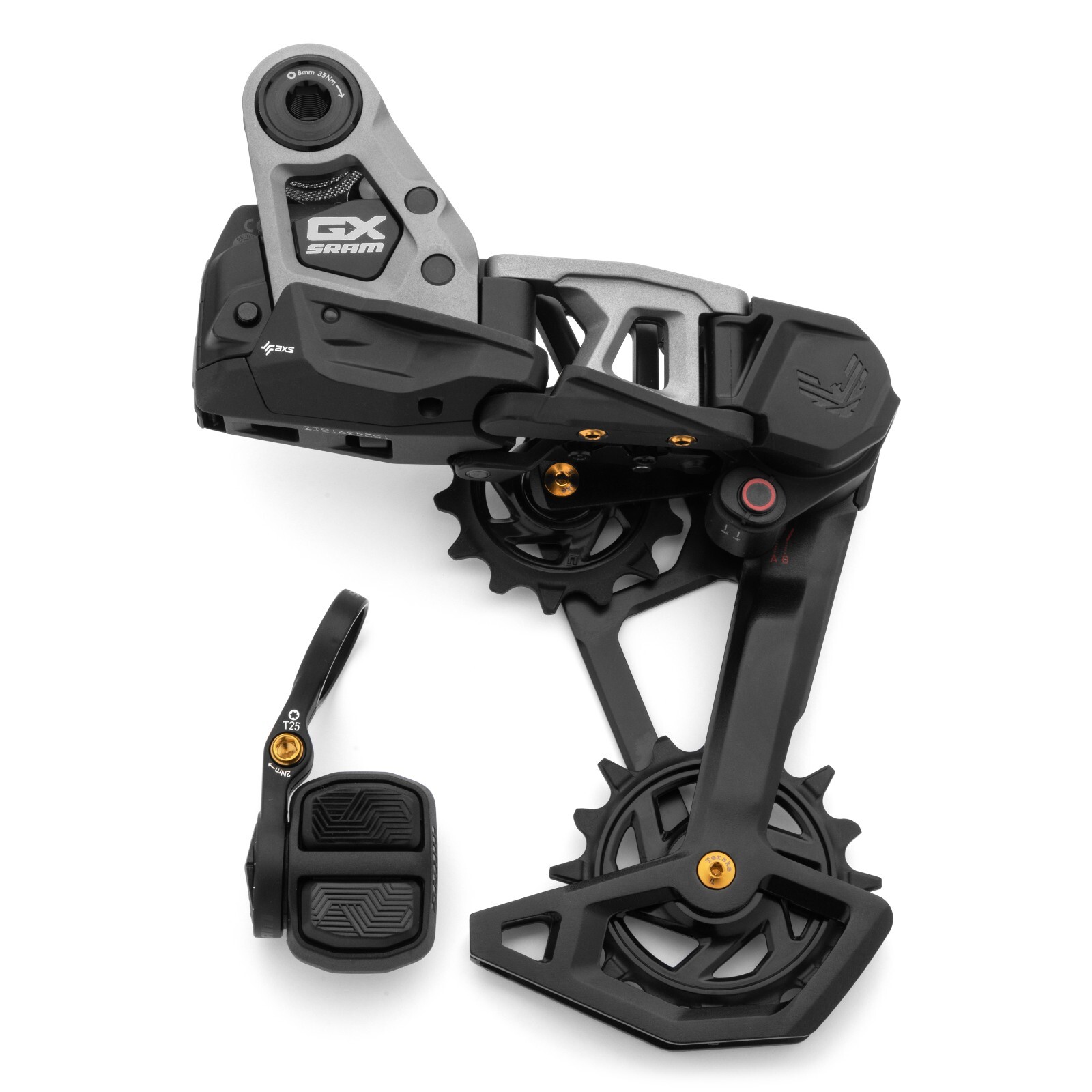 Gold Titanium Hardware Kit for SRAM XX X0 GX Transmission T-Type Derailleurs