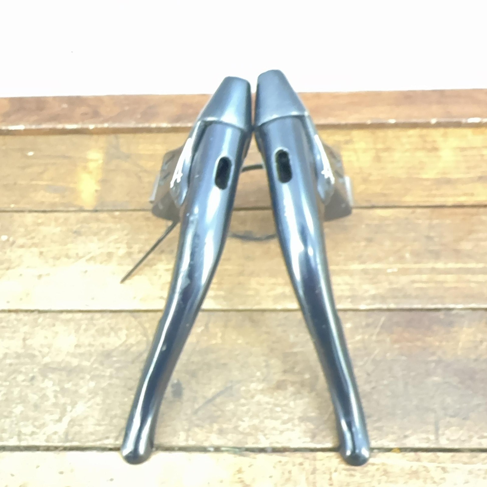 Vintage Aero Gran Compe Brake Levers Pair Black AGC 23.8mm Drop Bar Road Japan