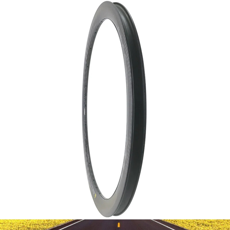 20er 406 Road Bike Carbon Rim 23mm Wide 38mm Deep Clincher V Brake 16-36 Holes
