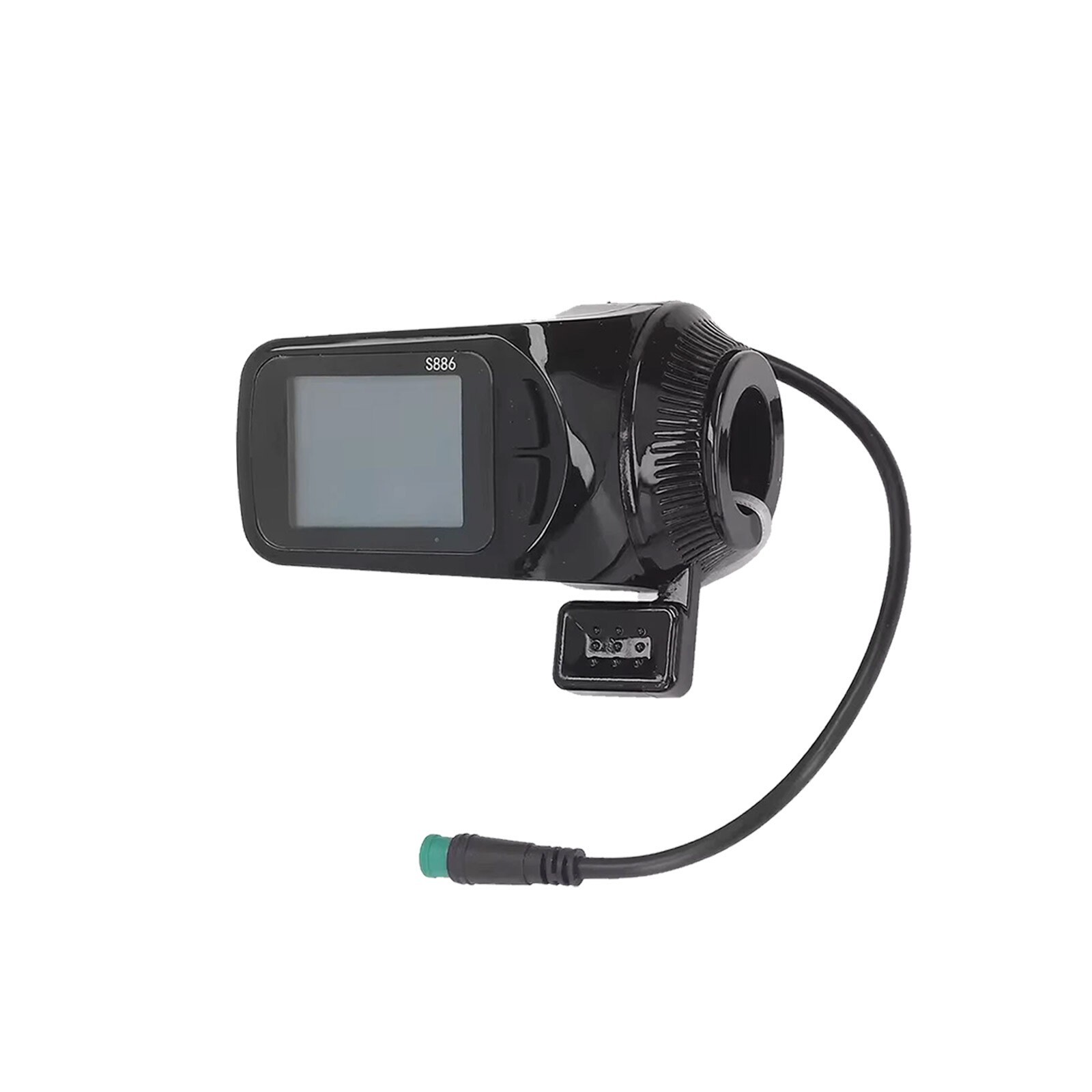 24V 36V 48V S886 E-Bike 2 in 1 LCD Speed Meter Thumb Power Throttle Display