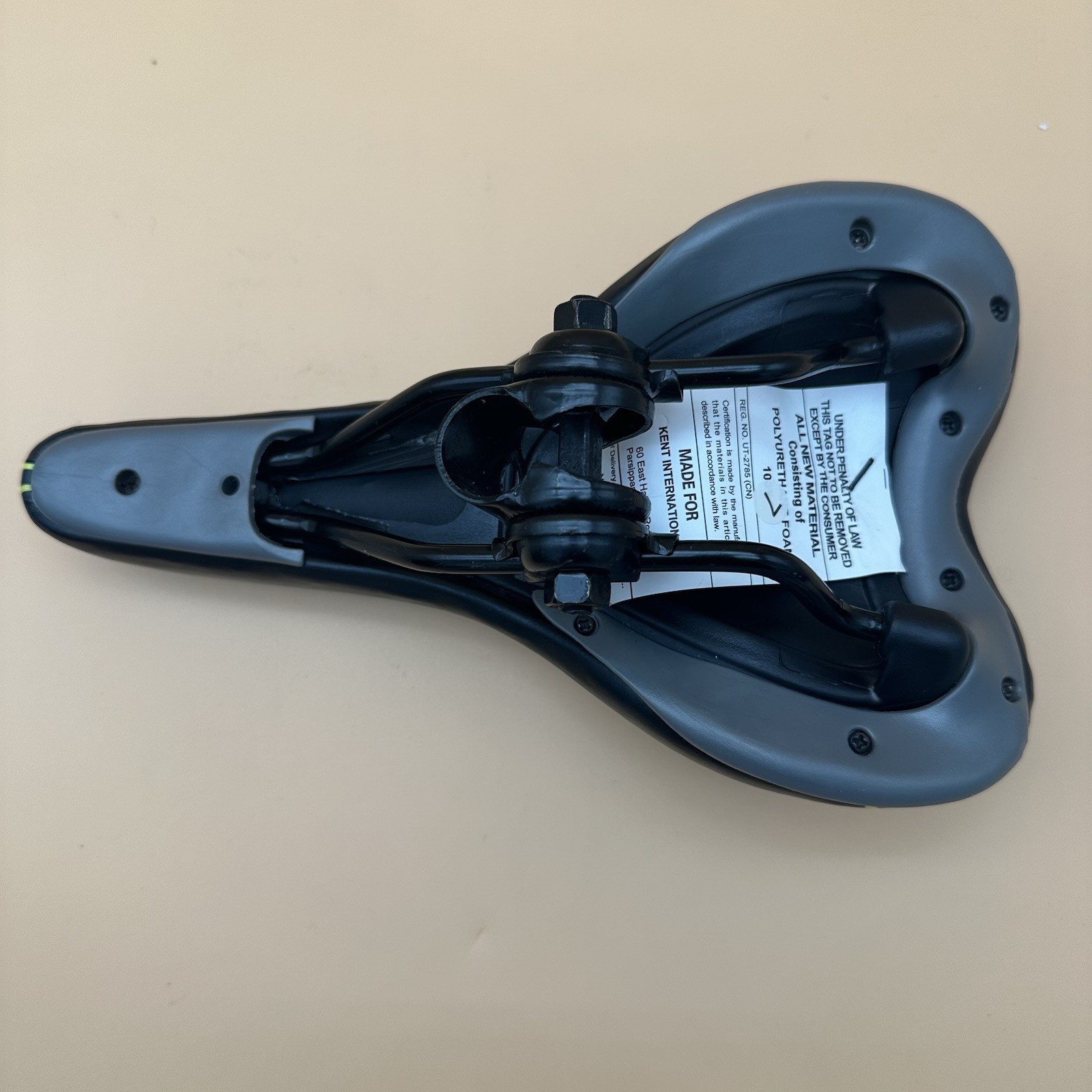 Genesis GSRSN209 Comfort Bicycle Saddle Seat Black/Green MTB/Road/Hybrid