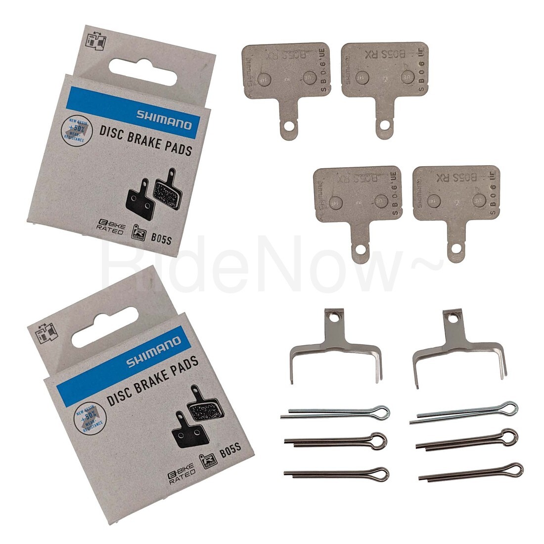 2Pr Shimano B05S RX Bicycle Resin Disc Brake Pads fit MT200 MT400 Altus Acera