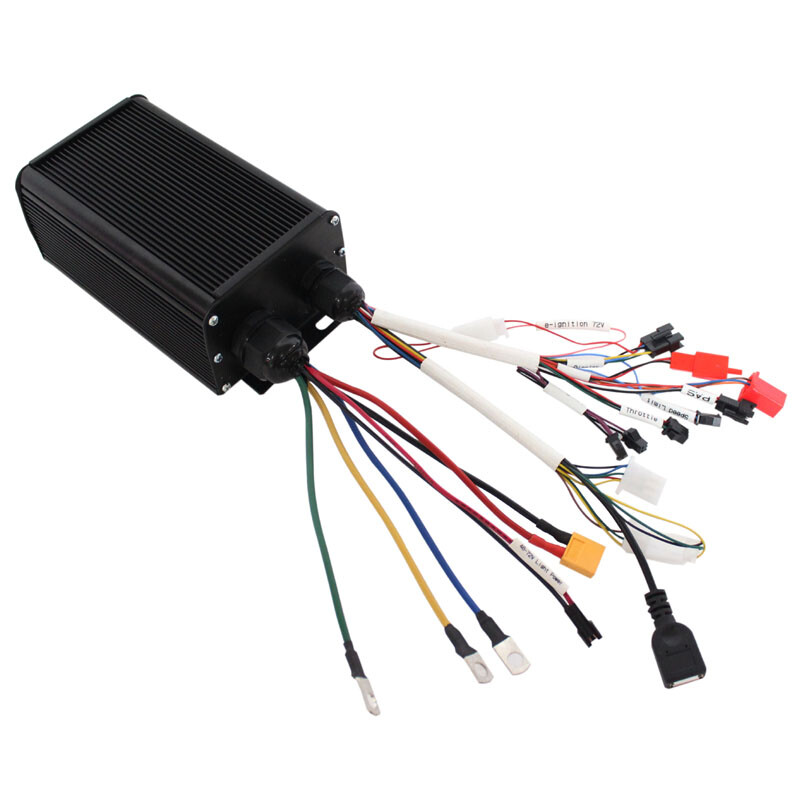 eBike Sabvoton Controller 45A 36V-72V 1600W-3000W Sine Wave Programmable