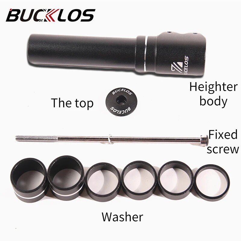 Bicycle Handlebar Front Fork Stem Riser Extender 70/115/180/210mm Extension Head