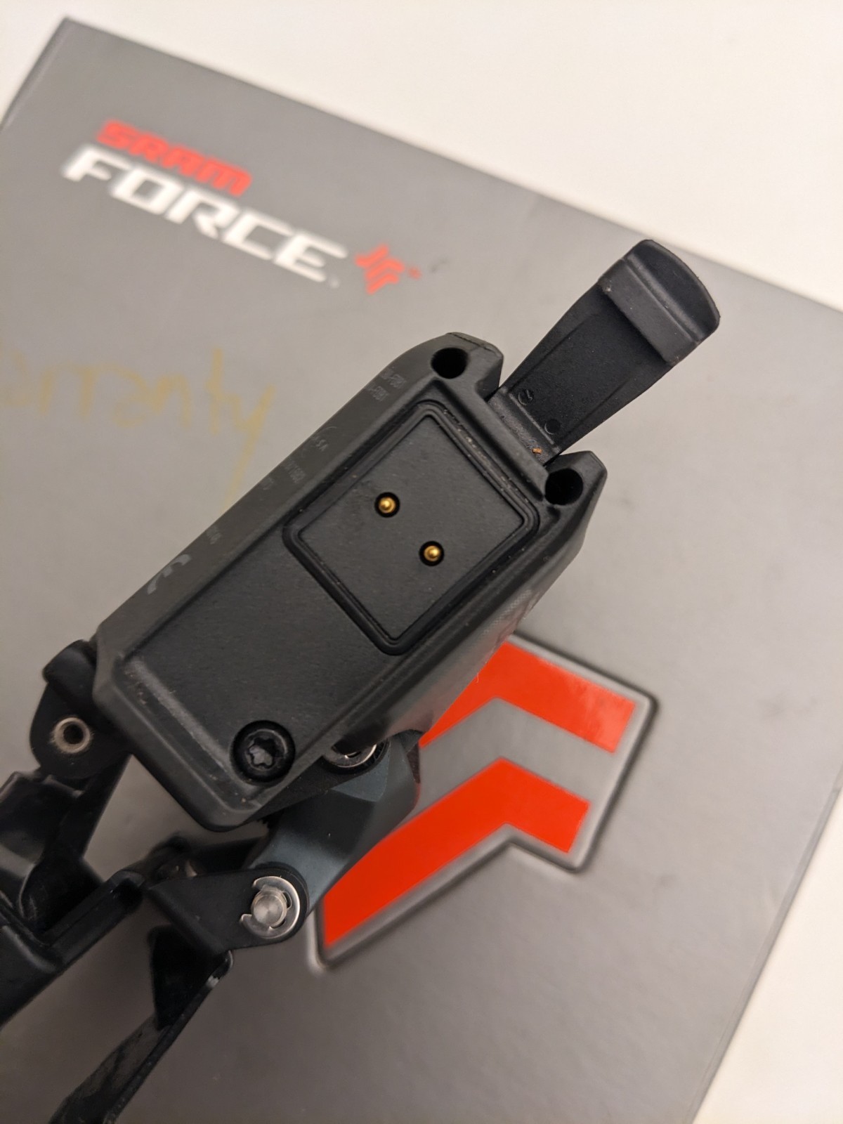SRAM Force eTap AXS Front Derailleur – Braze-on, Gloss Black – NO BATTERY