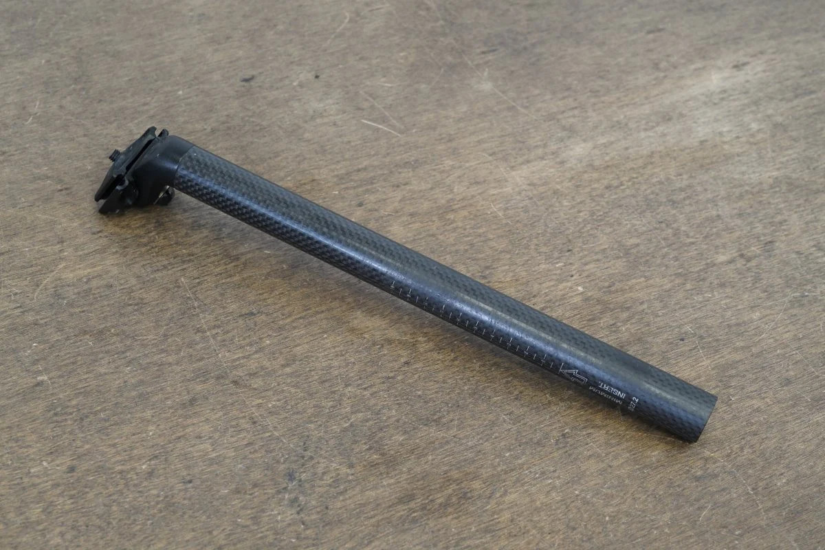 27.2mm Giant Carbon Alloy Setback Road Seatpost 224g