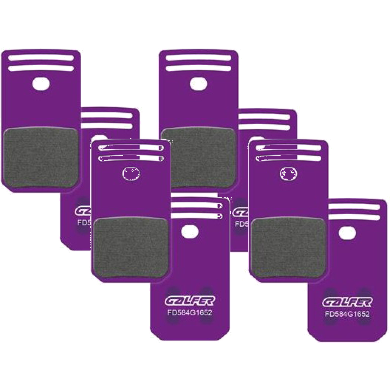 Galfer E-Bike Disc Brake Pads for Magura Gustav Pro | Organic, Semi-Metallic,