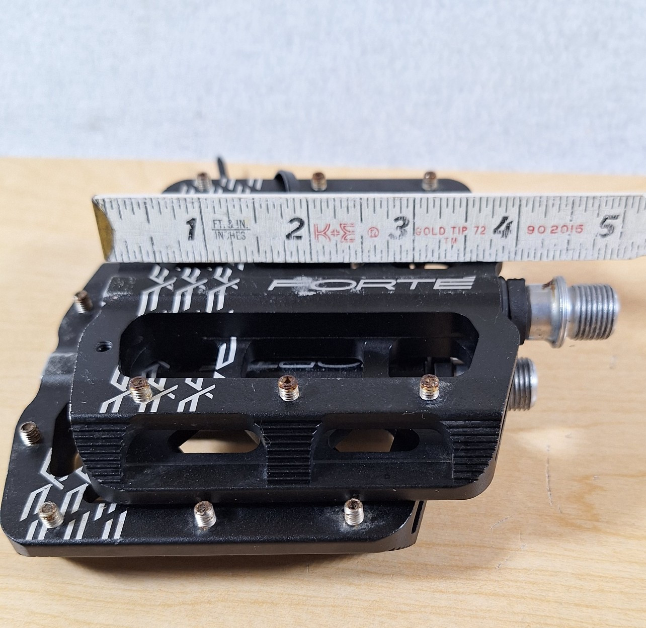 Forte Convert Aluminum Platform Flat Pedals 98x95mm 9/16″ MTB BMX