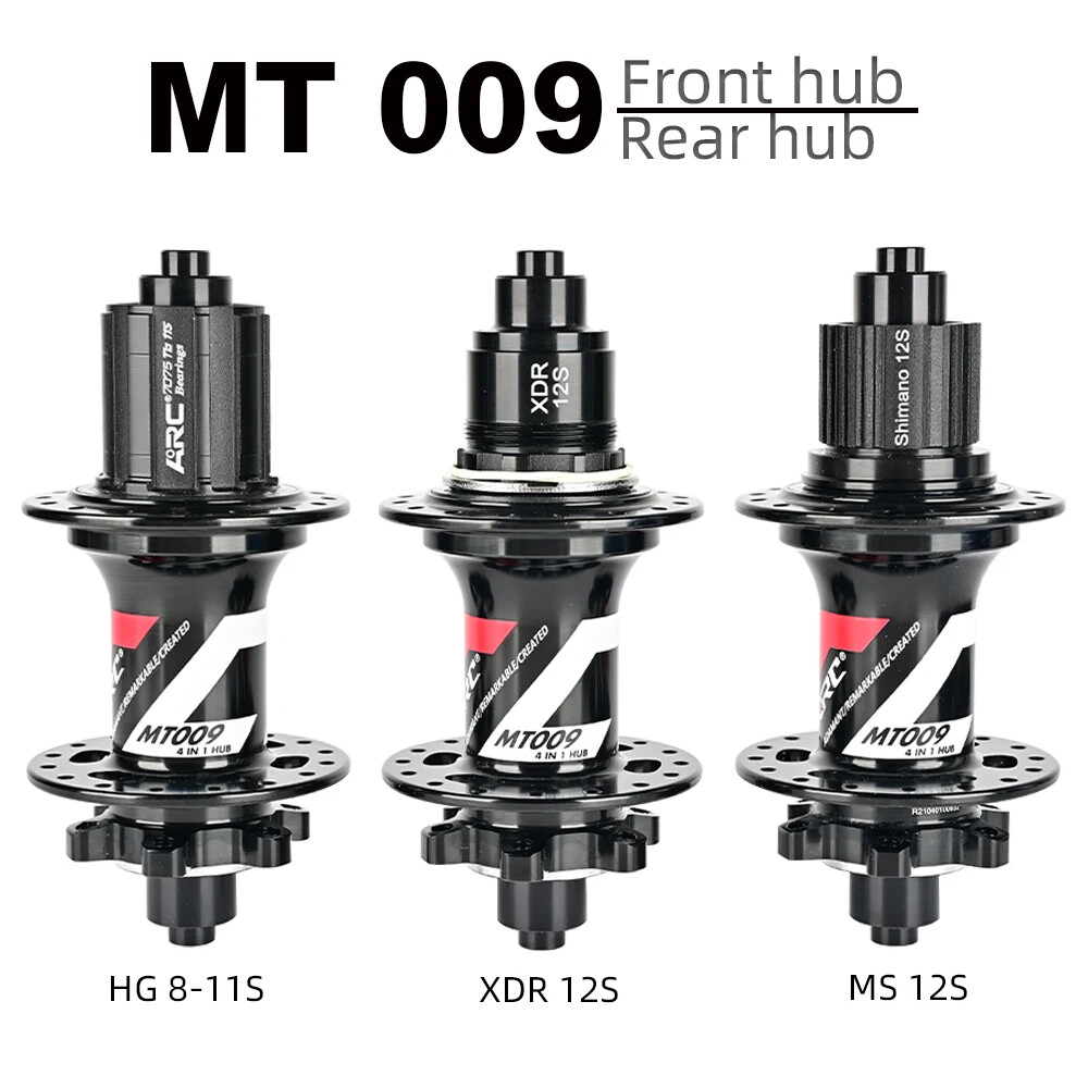 Front Rear 6 Pawls 114T Noise Hub Mountain Bike NBK Sealed Bearing Hub HG XD MS