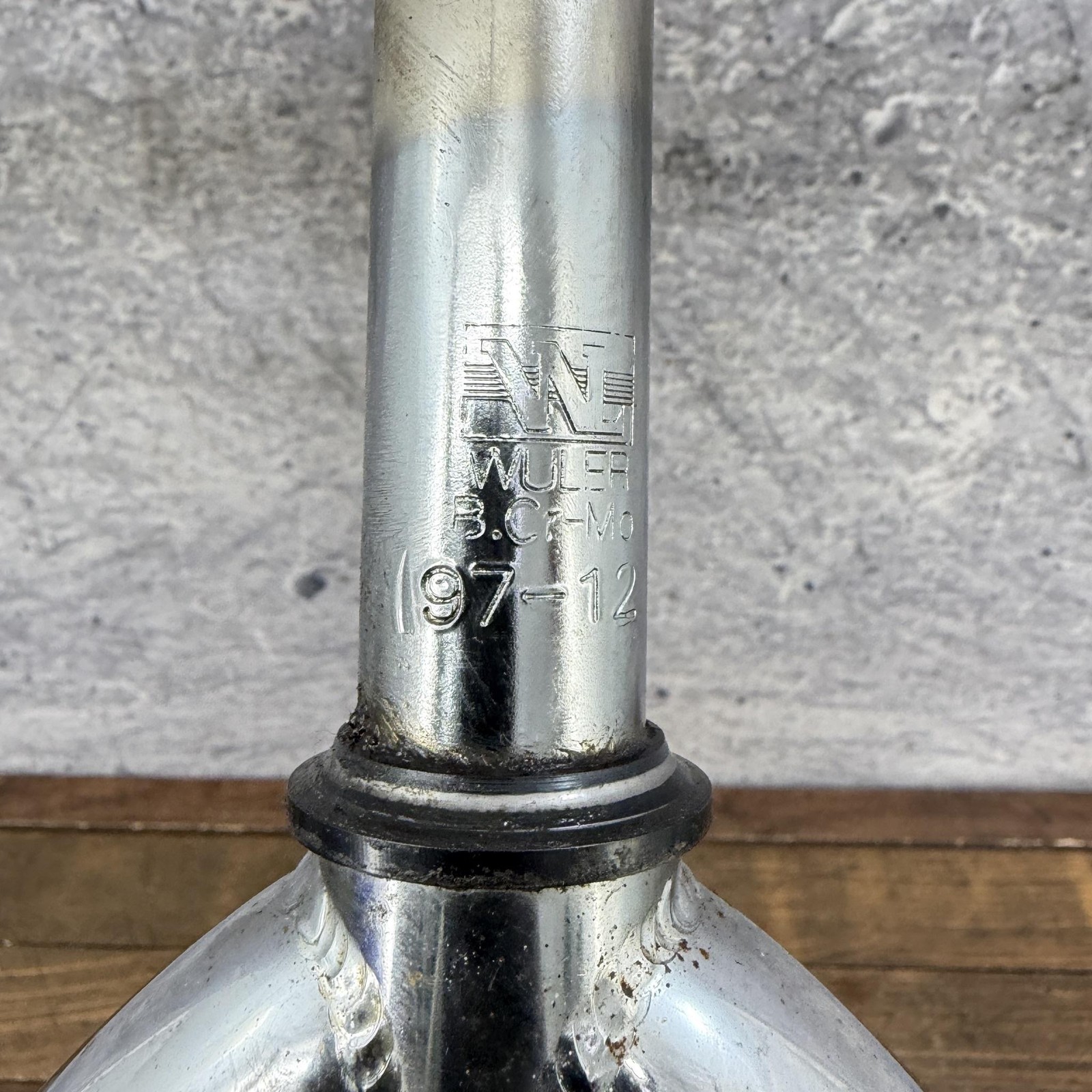 Vintage Redline BMX Fork 20in 1 In Threaded Chrome CRMO 3/8 90s OG 1997 BENT