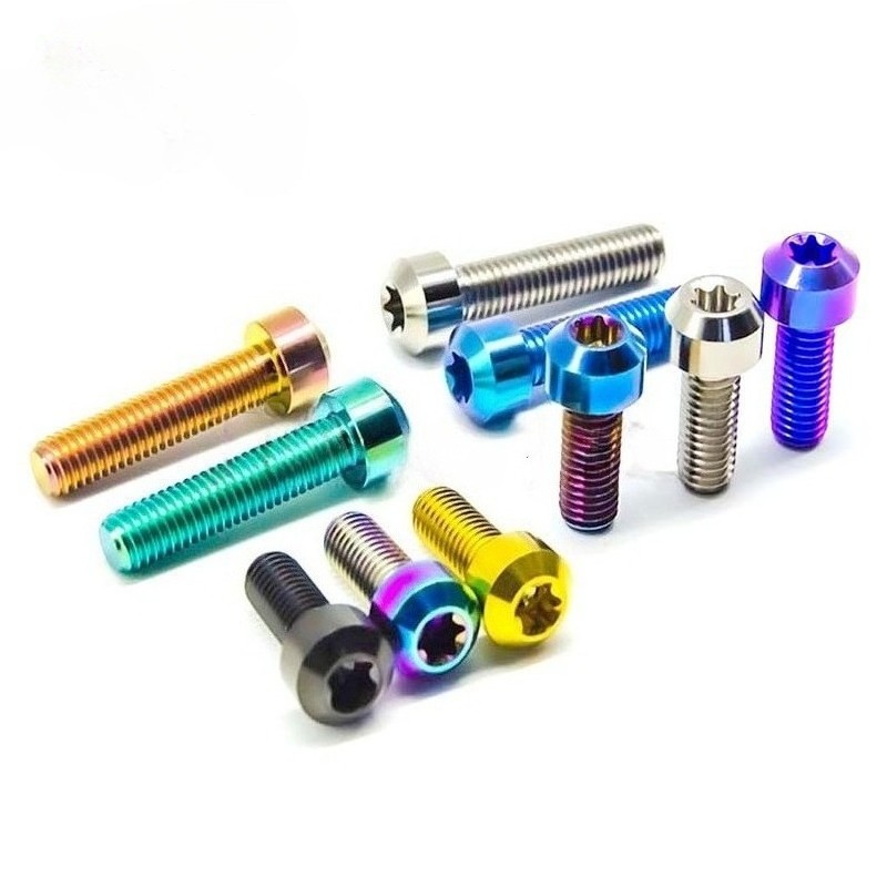 Titanium Bolt M5/M6x10 15 20 25 30 35 40 50 60 70 80mm Chamfered Head Torx Screw
