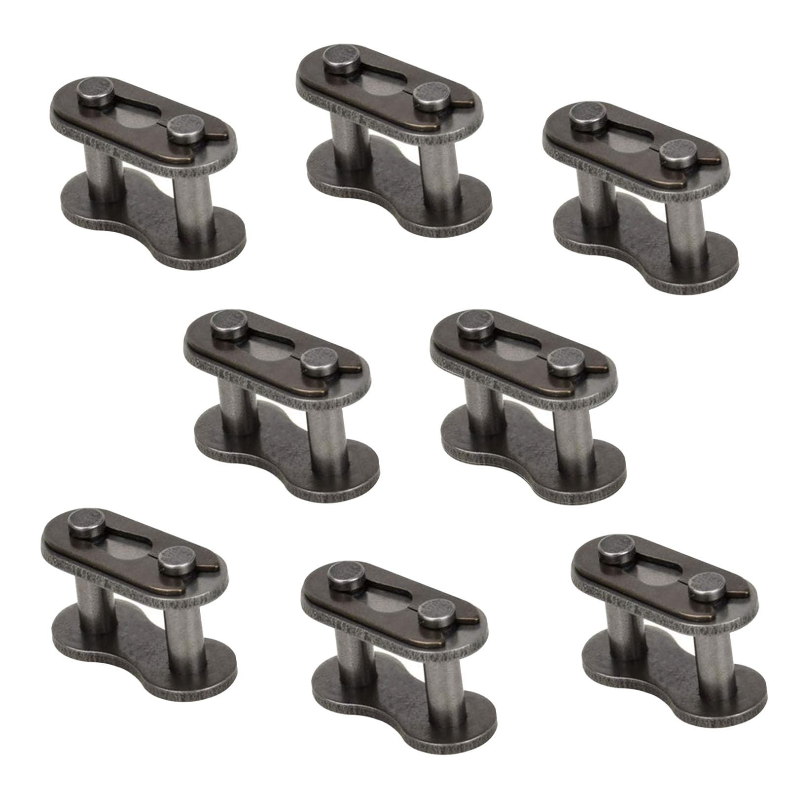 420 Chain Master Links Heavy Duty Carbon Steel 8pcs for Dirt Bike ATV Quad