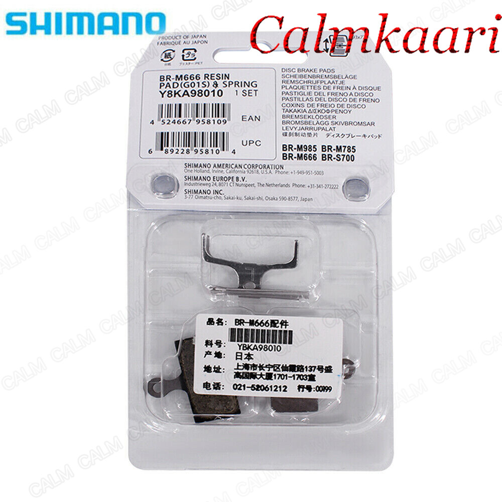 Shimano G01S Resin Disc Brake Pads For Deore SLX XT XTR ZEE M615 M6000 M7000 US