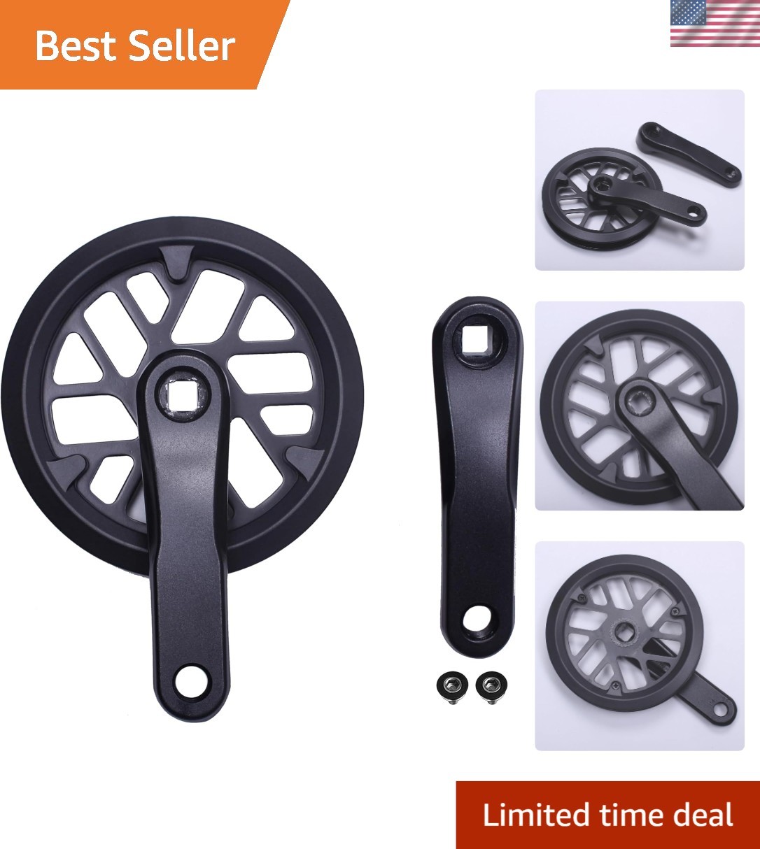 Junior & Kids Crankset,76MM/89MM/102MM/114MM/127MM/140MM/152MM/160MM/165MM 25…