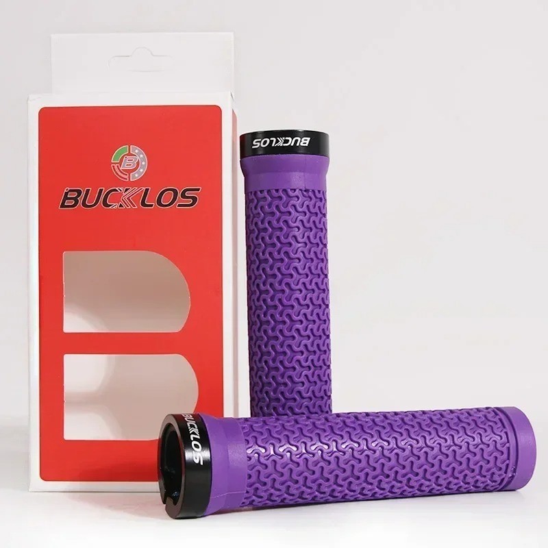 MTB Bicycle Handlebar Grips Rubber Anti-Slip Lock-On BMX Mountain Bike Covers