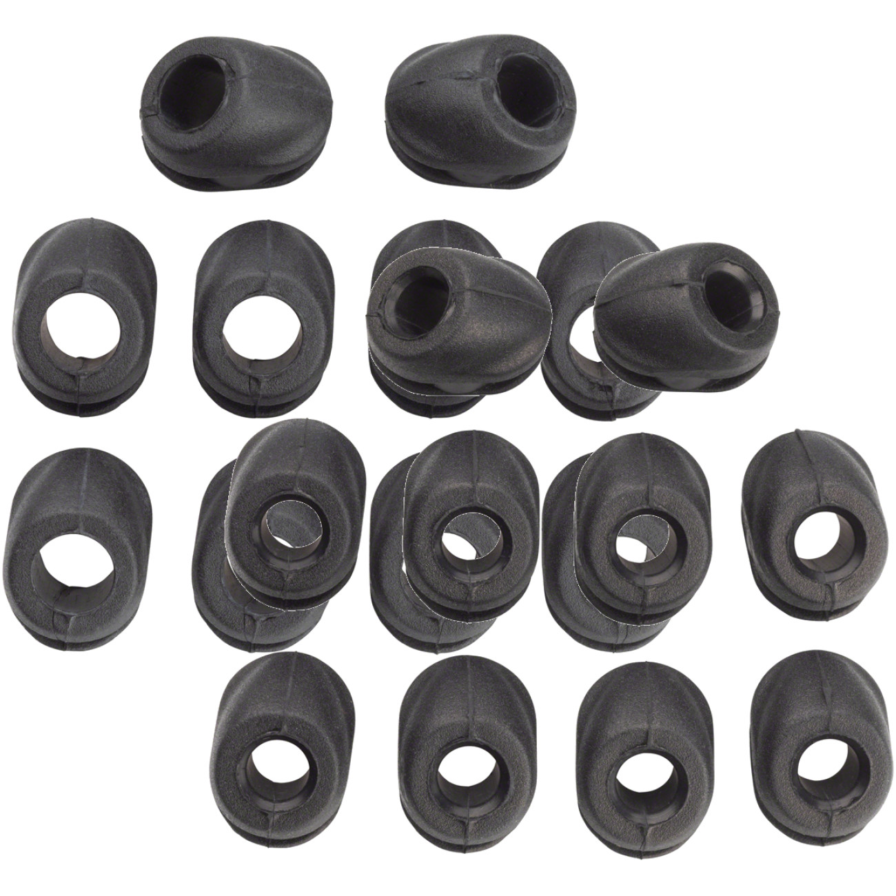Jagwire OEM-Quality Frame Plugs Bundle | 5mm & 4mm Housing, Angled Entry, Cable