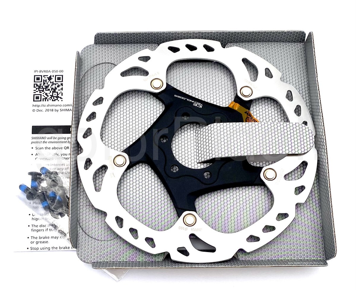 2 x Shimano XT SM-RT86-S 160mm 6-Bolt Brake Rotors