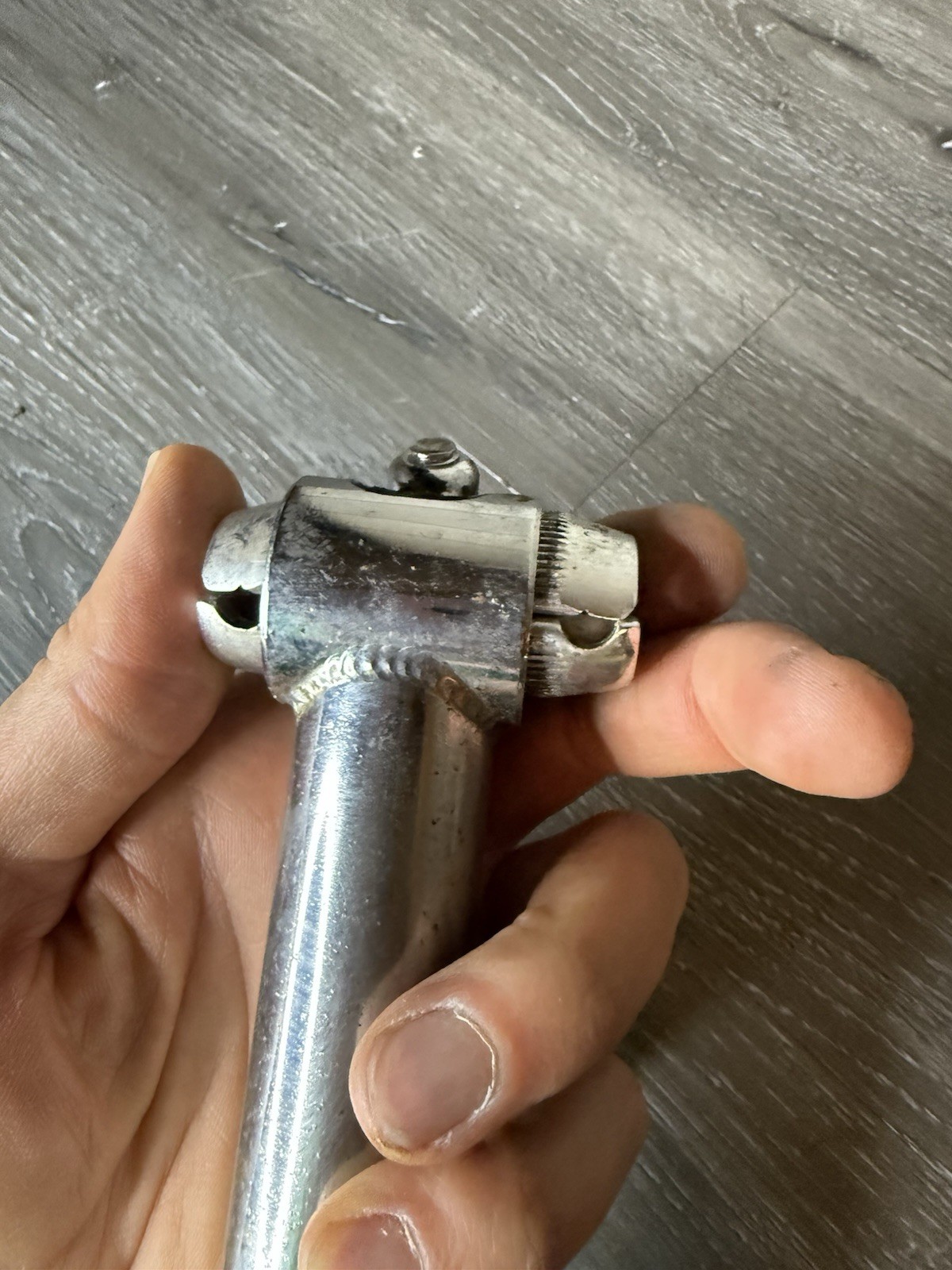 Vintage Redline Pro Line Chrome Steel BMX Bike Micro Adjust Seatpost 26.8mm