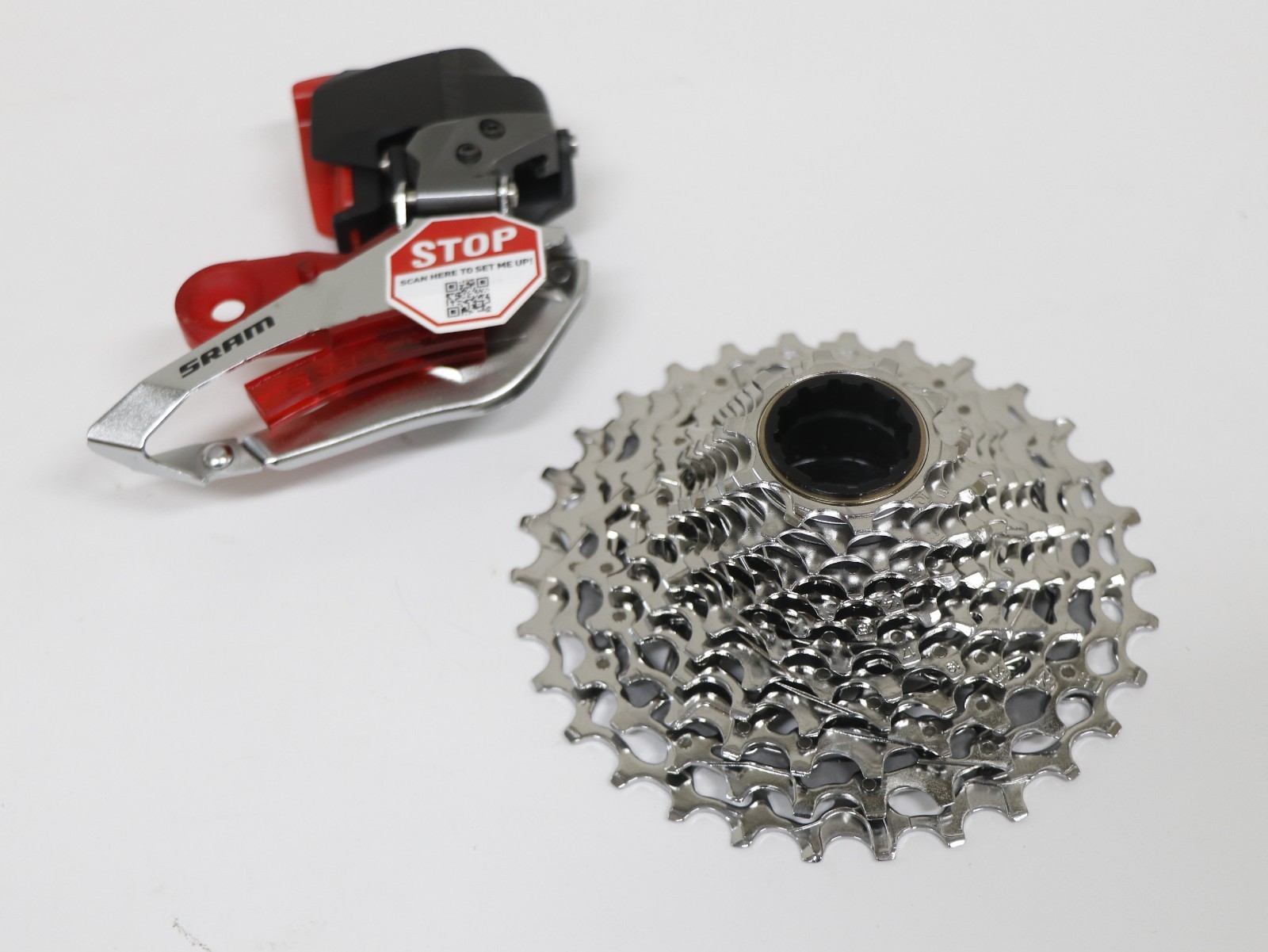 SRAM Rival eTap AXS Front Derailleur & XG-1250 12-Speed 10-30T Cassette XDR NEW