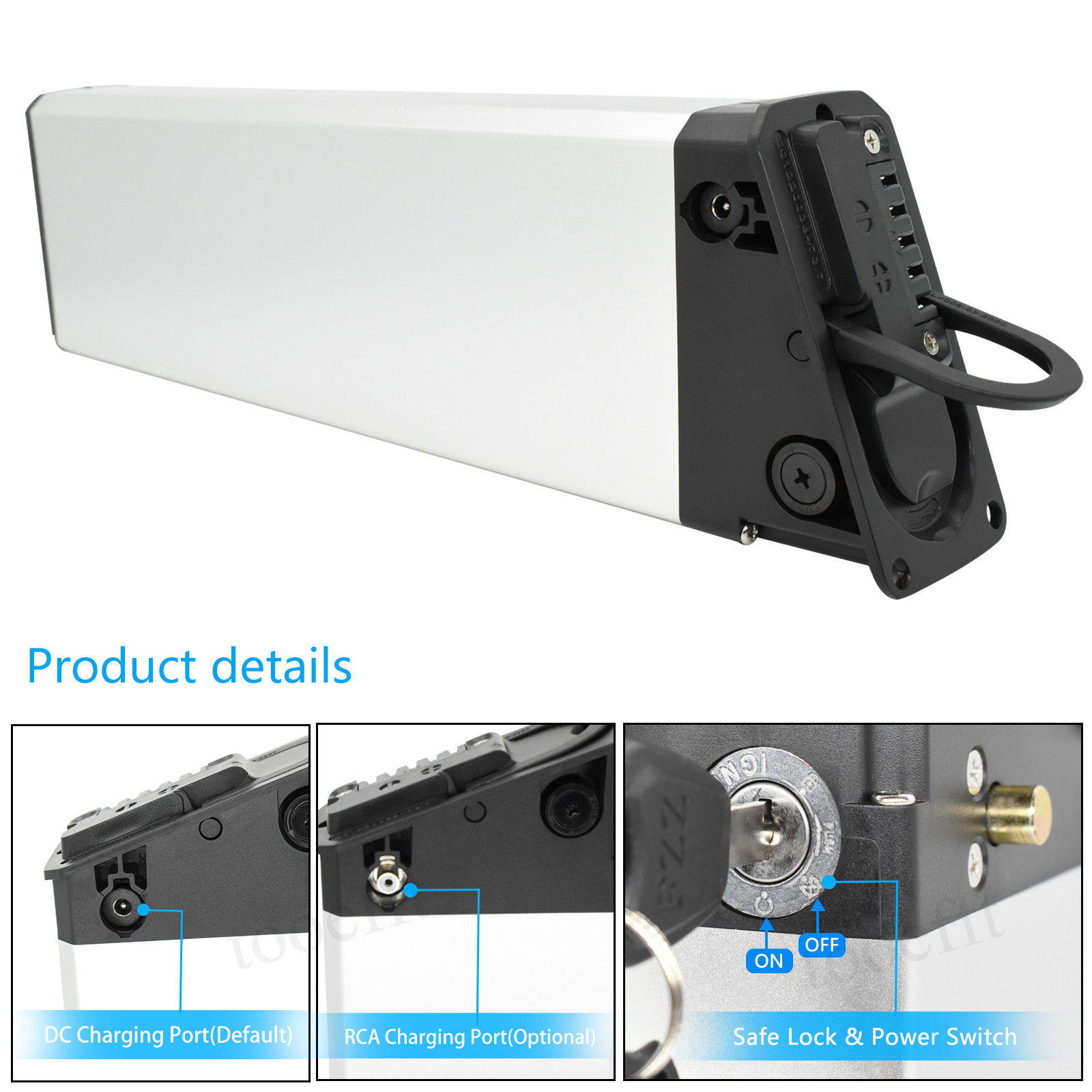 tooefft 48V 17.5Ah Electric Bike Lithium ion Batteries for MATE X LANKELEISI