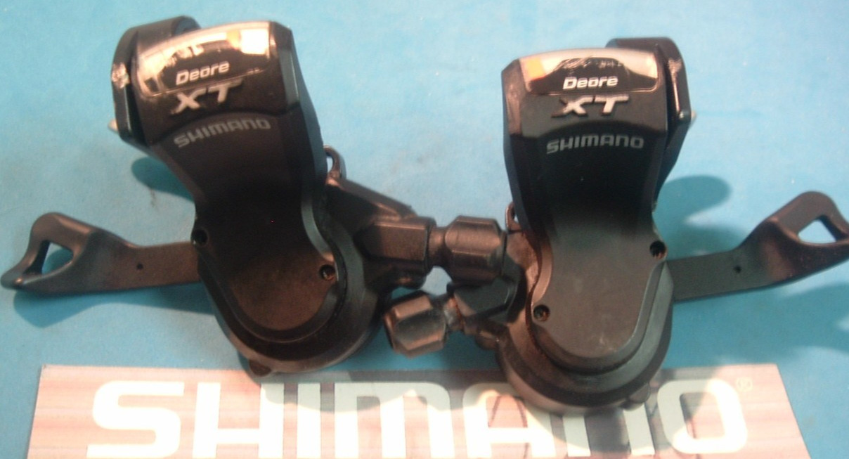 Shimano Deore XT 3×9-Spd SL-M770 MTB Shifter Pods Rapid Fire Plus -OGD- VGC+