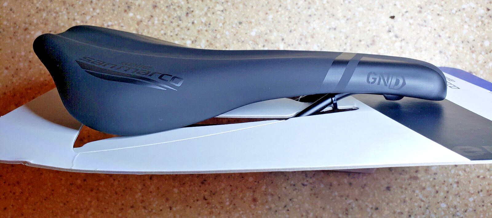 NEW NIB Selle San Marco GND Full Fit Wide Bicycle Saddle Black 222g W145 L262mm