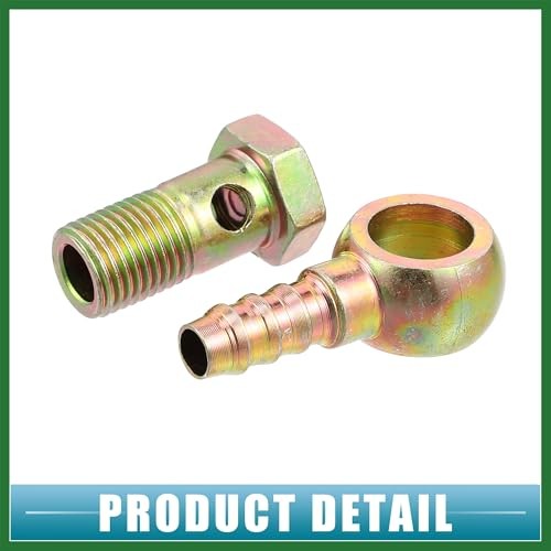 Banjo Bolt M14x1.5 10mm Banjo Hose Barb Bolt Fittings Brake Line Fitting