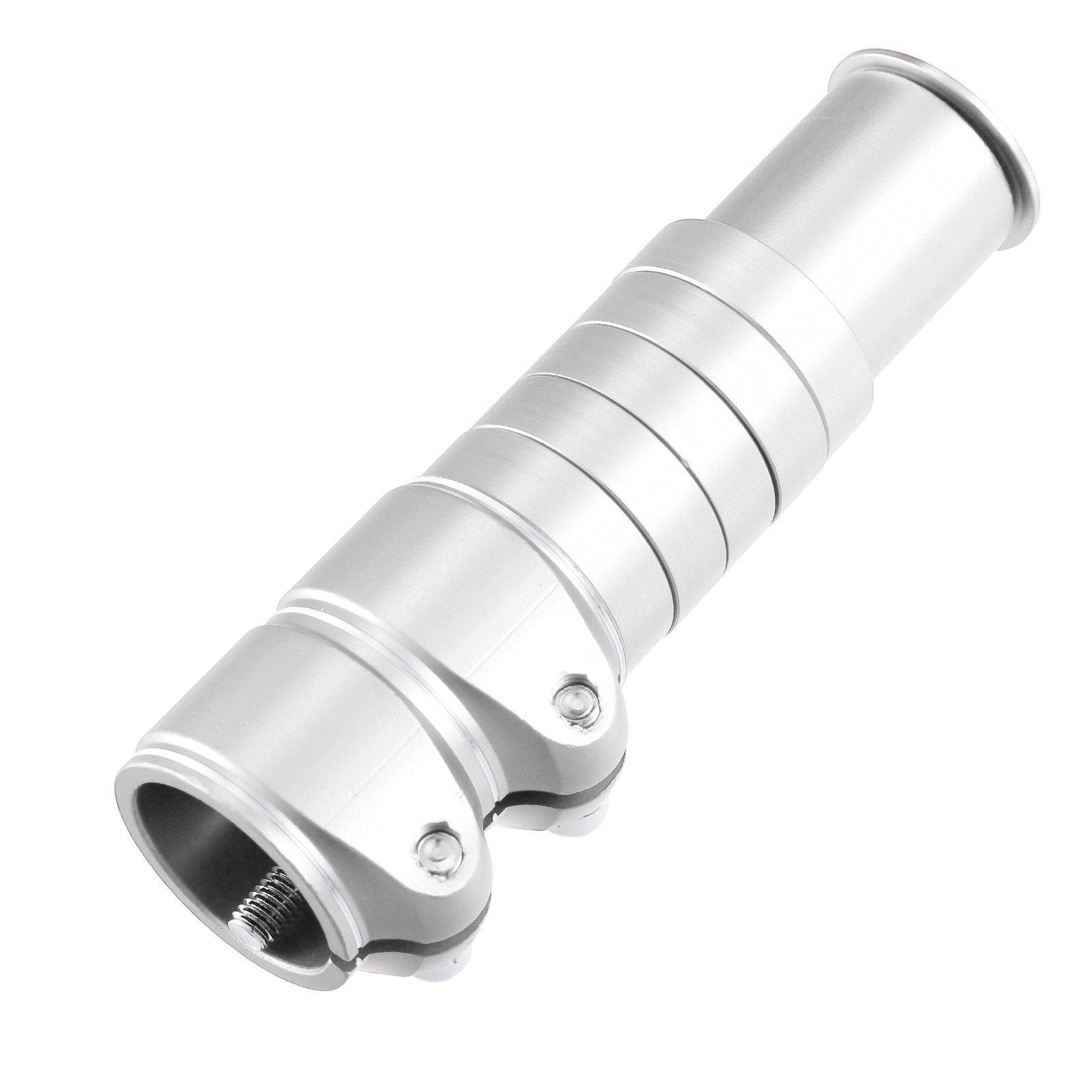 138mm Mountain Bike Stem Bicycle Parts Aluminum Alloy Silver Tone 1 Set