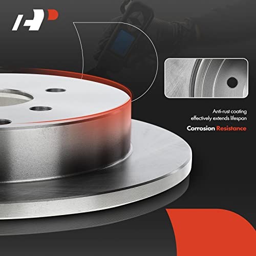 10.94 inch (278mm) Disc Brake Rotors Compatible with Select Mazda Rear Solid